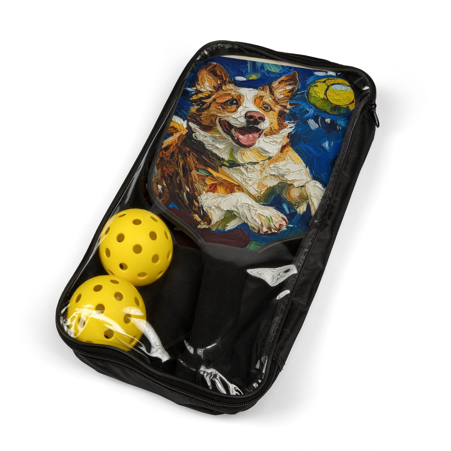 Aussie Pickleball Paddle Set for Dog Lovers, Sports Equipment, Pickleball Gear, Gifts for Her, Pet-Themed Gifts, Outdoor Activities