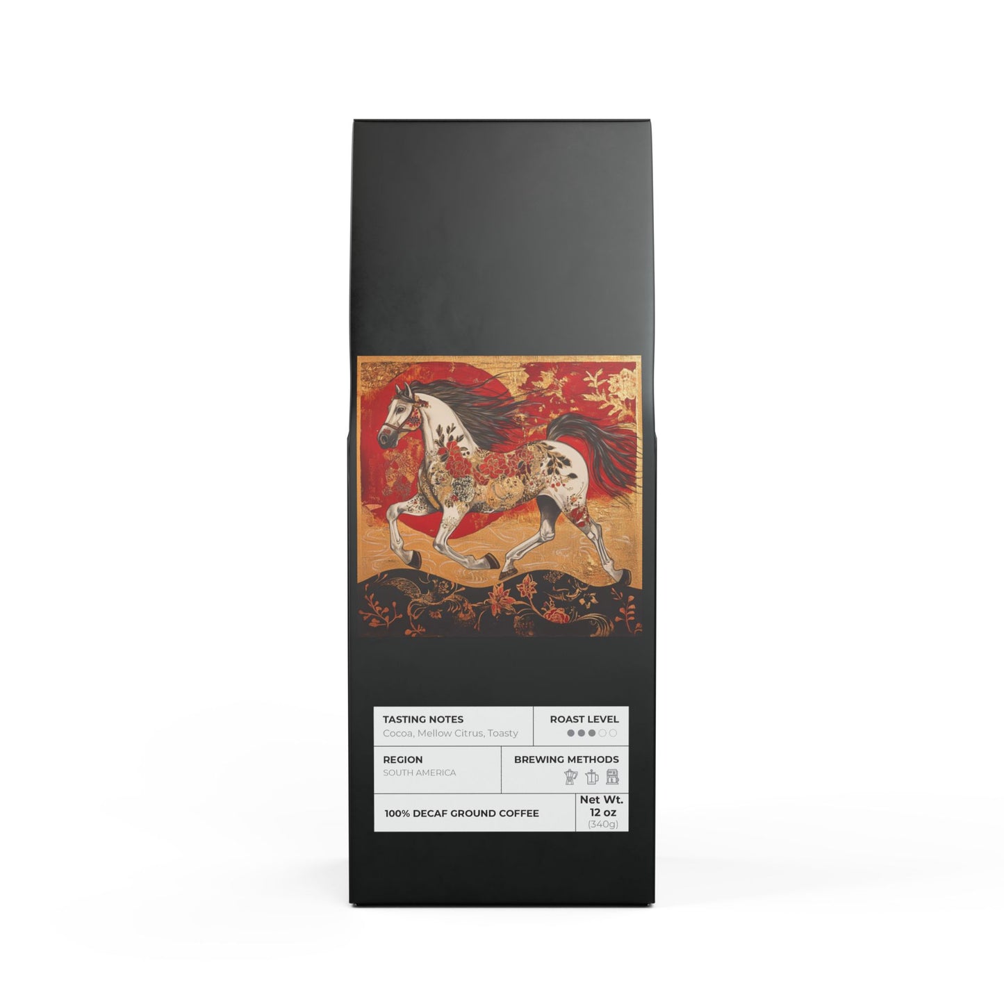 Year of The Fire Horse Trapper Peak Decaf Coffee Blend (Medium Roast)