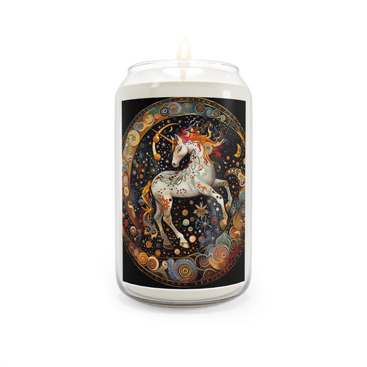 Mystical Unicorn Scented Soy Candle - Enchanted Unicorn Design, Aromatherapy Candle, Magical Home Decor, Gift for Her, Relaxation Candle, Fantasy Decor