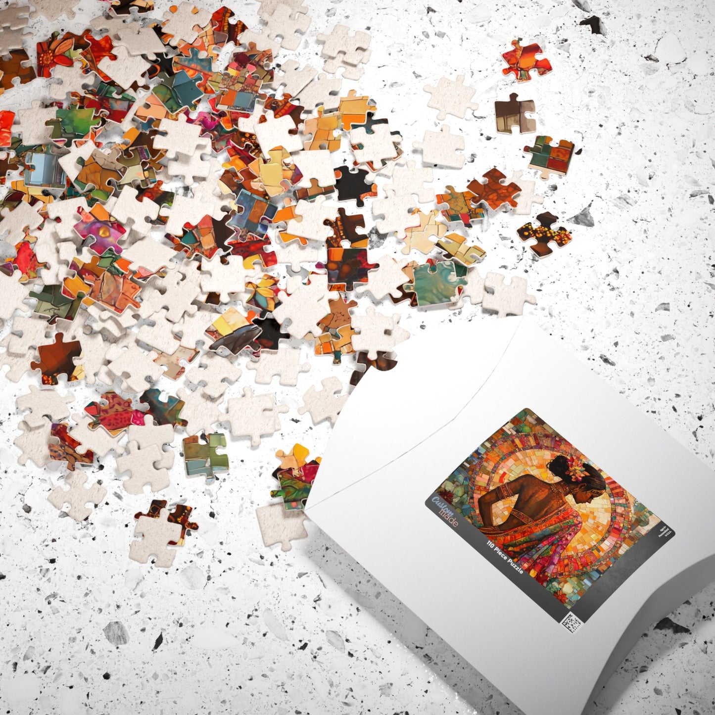 Boho Woman Garden Jigsaw Puzzle