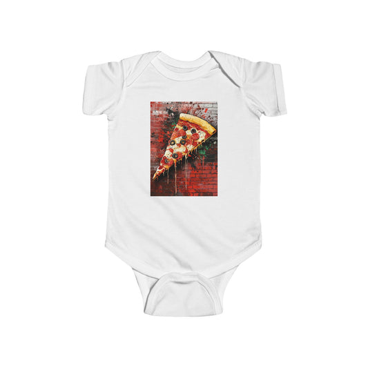 Graffiti Pizza Infant Bodysuit, Cute Baby Onesie, Foodie Baby Gift, Newborn Outfit, Fun Baby Shower Present