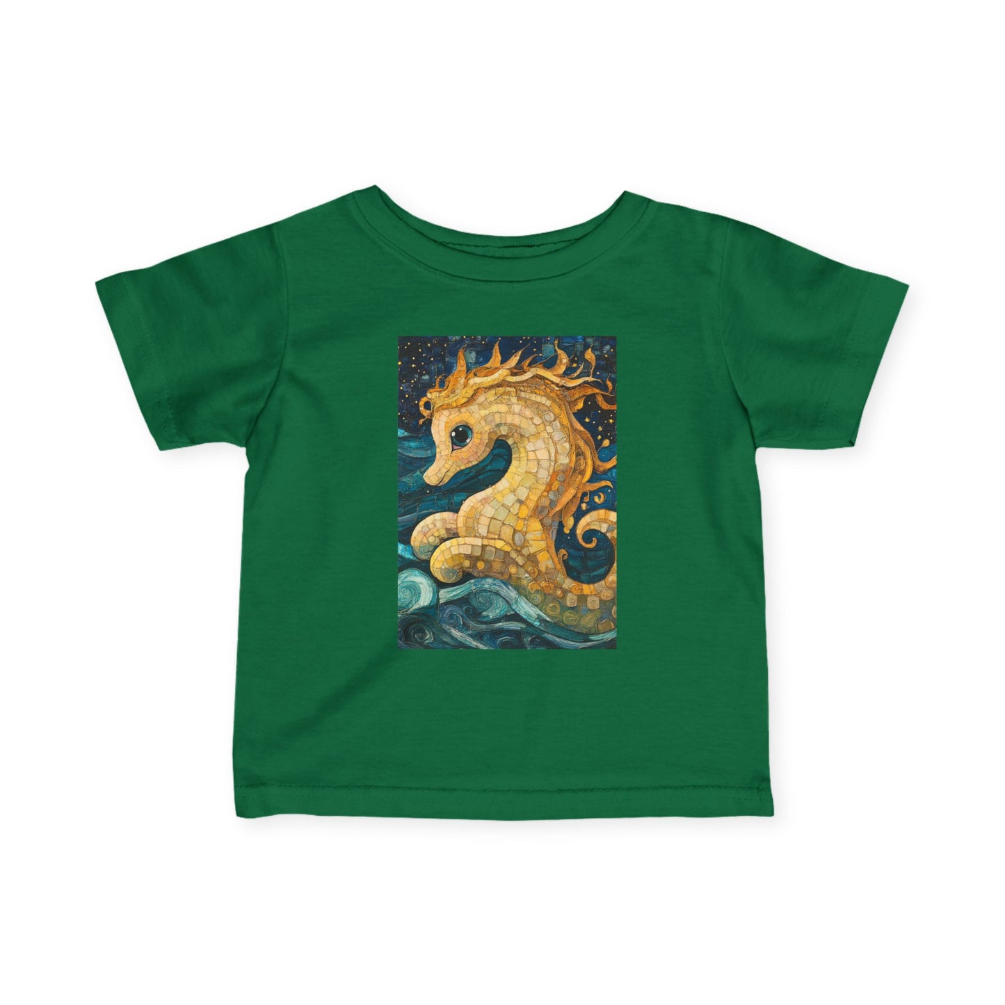 Baby Seahorse Infant Tee: Cute Baby Shirt, Toddler Outfit, Children's Clothing, Nautical Gift, Baby Shower Present