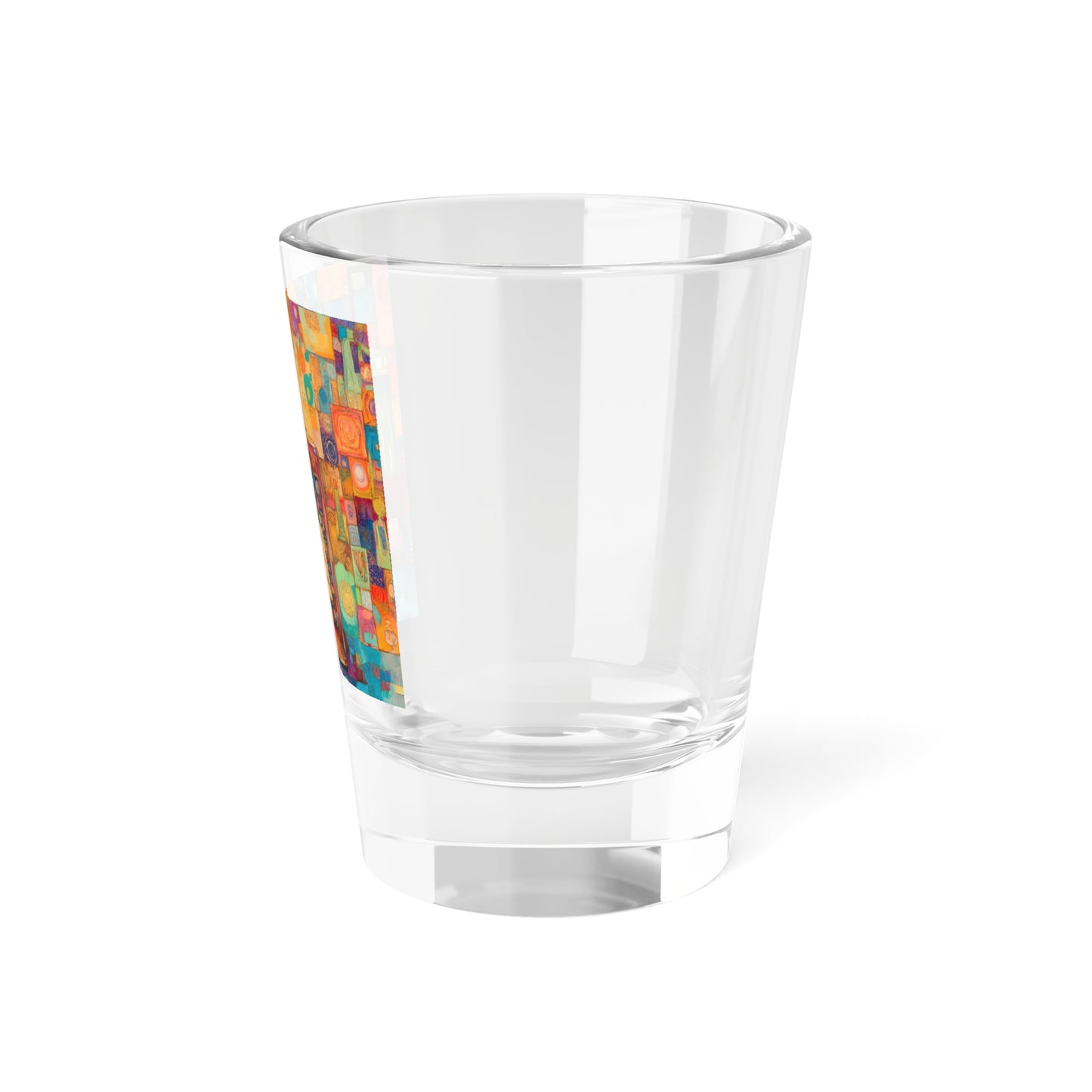 Happy New Year 2026 Tequila Colorful Bottle Shot Glass | 1.5oz
