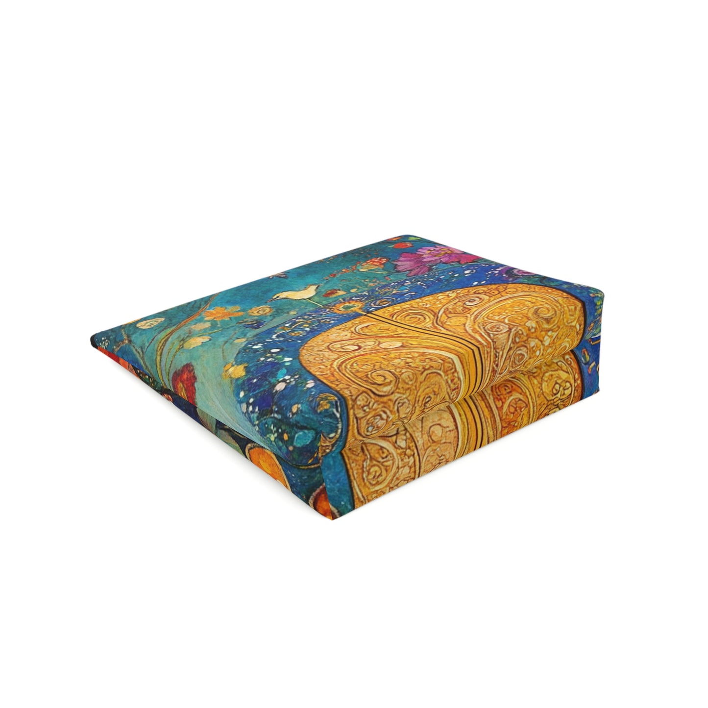 Colorful Floral Cosmetic Bag, Makeup Pouch, Travel Organizer, Gift for Her, Boho Style