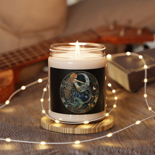Oceanic Mermaid Scented Soy Candle | Calming Aromatherapy, Home Decor, Gift for Her, Relaxation, Birthday, Housewarming