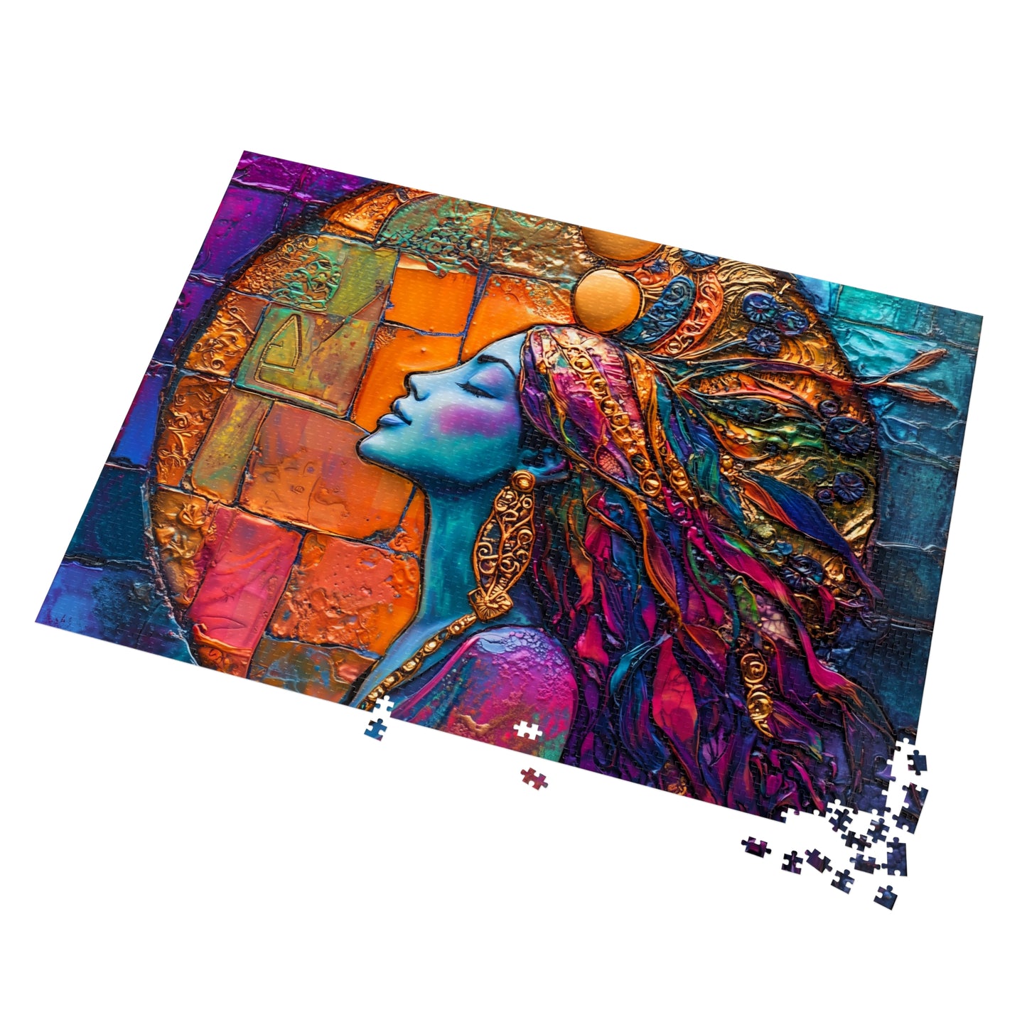 Bohemian Goddess Artwork Jigsaw Puzzle
