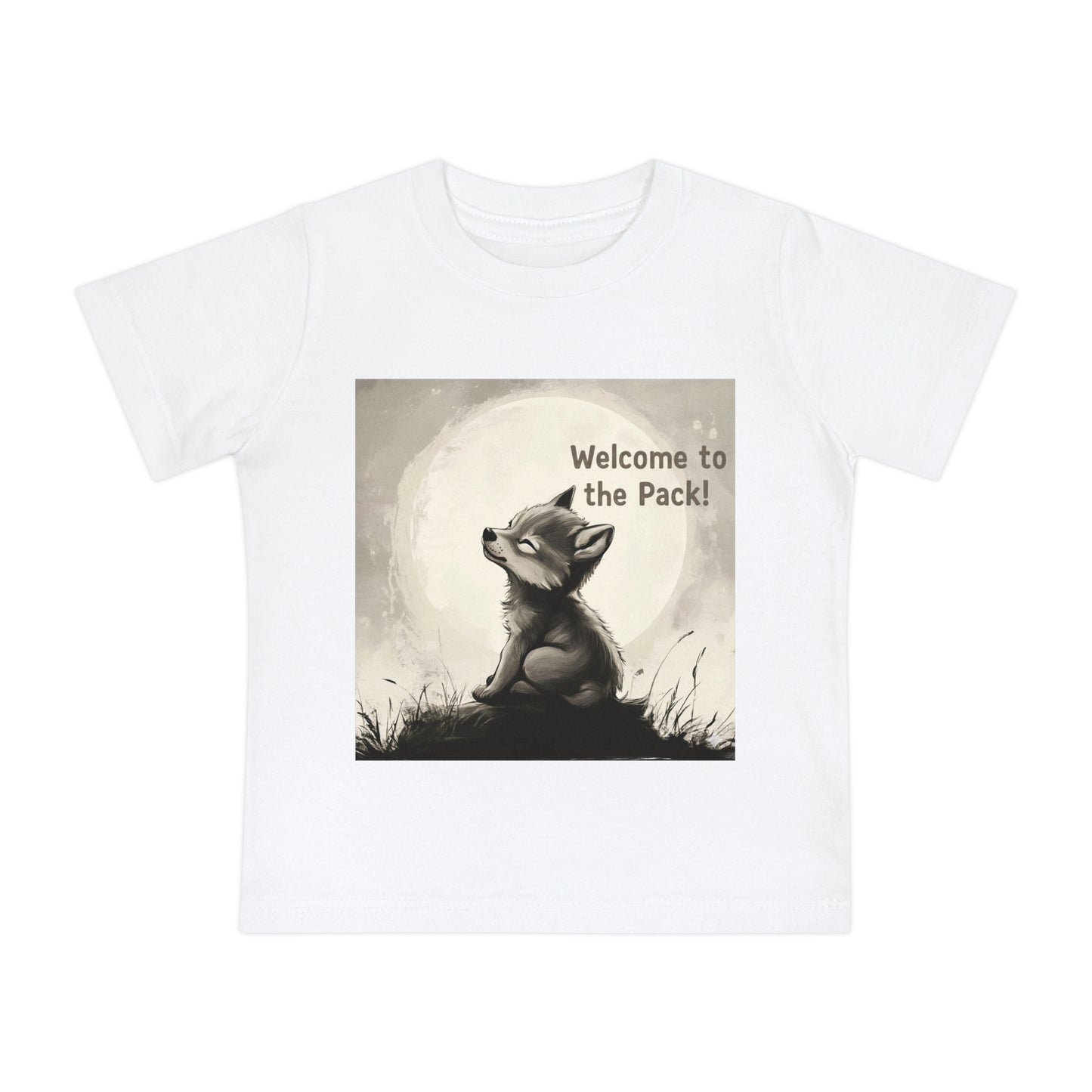 Welcome to the Pack Baby T-Shirt, Cute Animal Tee, Baby Shower Gift, Toddler Graphic Shirt, Newborn Clothing, Kids Gift