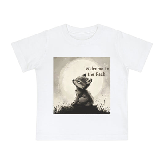 Welcome to the Pack Baby T-Shirt, Cute Animal Tee, Baby Shower Gift, Toddler Graphic Shirt, Newborn Clothing, Kids Gift