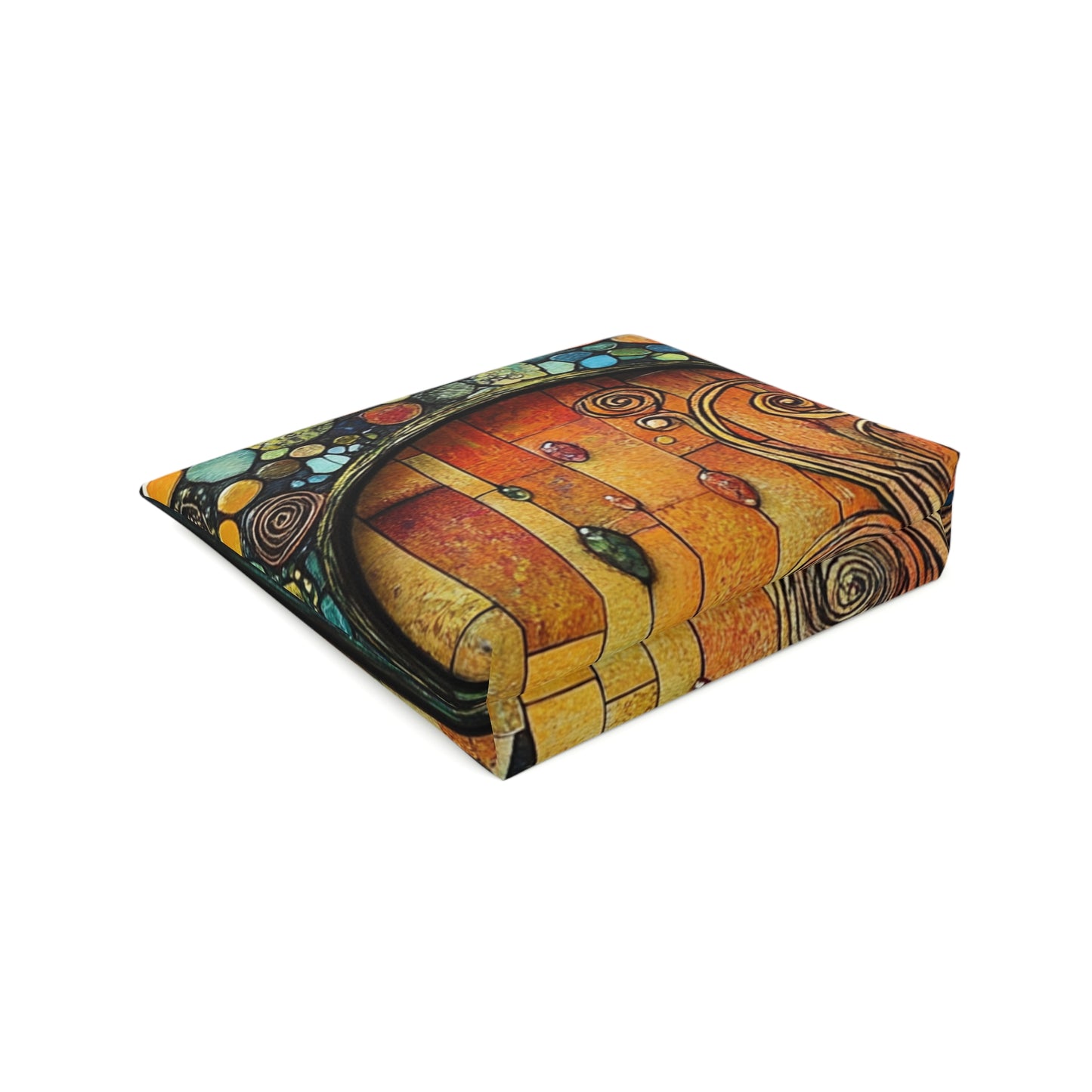 Fairy Door Artistic Cotton Cosmetic Bag, Colorful Art Pouch, Makeup Organizer, Travel Essentials, Gift for Her, Festival Ready