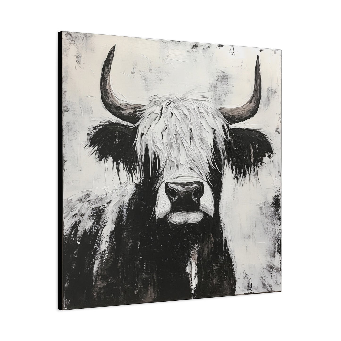 Black and White Highland Cow Wall Art Canvas, Farmhouse Decor, Black and White Animal Print, Modern Home Decoration, Gift for Cow Lovers, Country Style [...]