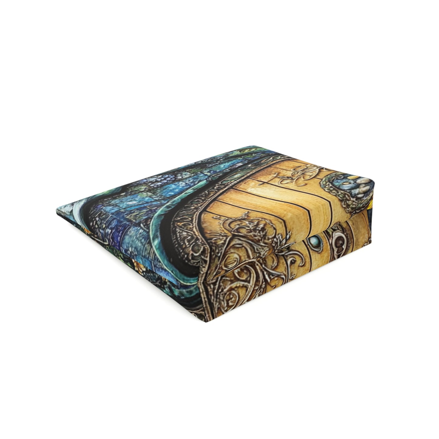 Fairy Door Mystical Floral Cosmetic Bag | Travel Pouch, Makeup Organizer, Gift for Her, Boho Style, Unique Design