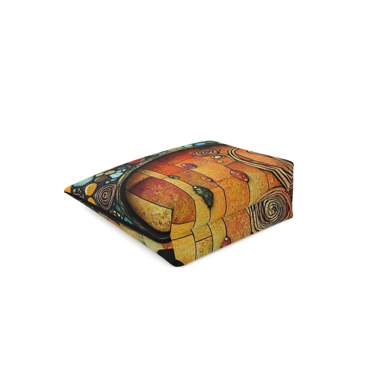 Fairy Door Artistic Cotton Cosmetic Bag, Colorful Art Pouch, Makeup Organizer, Travel Essentials, Gift for Her, Festival Ready