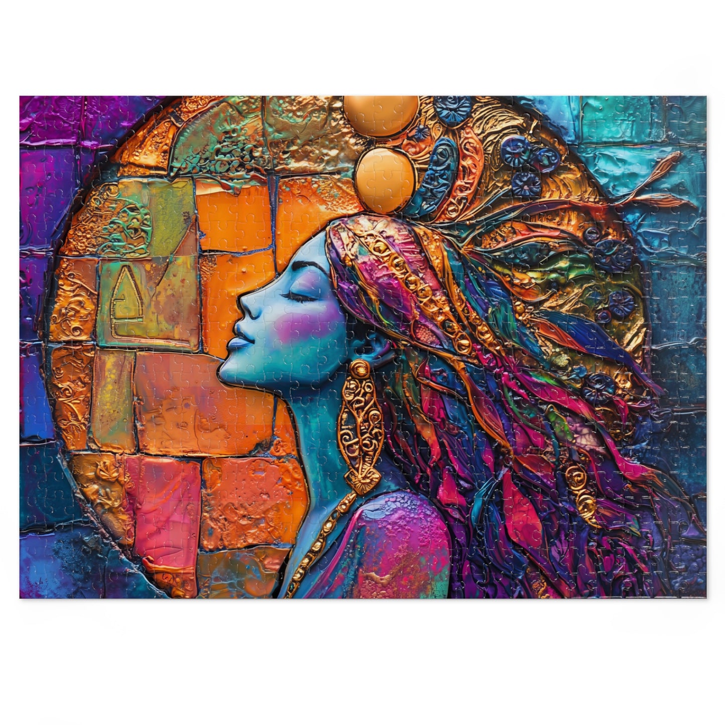 Bohemian Goddess Artwork Jigsaw Puzzle