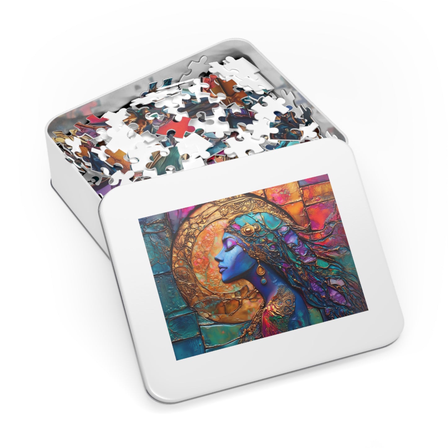 Bohemian Moon Goddess Jigsaw Puzzle