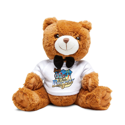 Adorable Teddy Bear with Customizable T-Shirt, Cuddly Gift for Kids, Birthday & Baby Shower Present, Soft Plush Toy