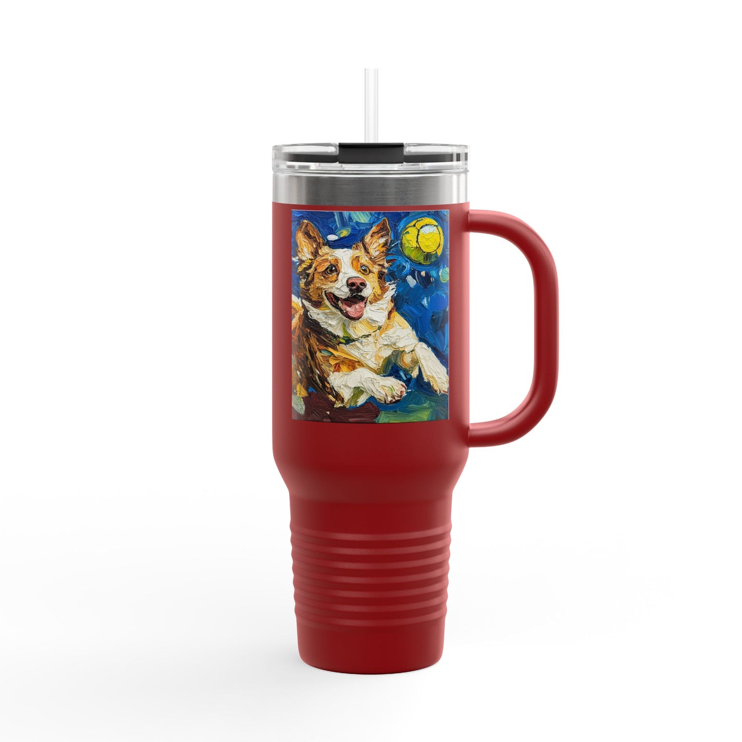 Australian Shepherd Lover's Insulated Travel Mug | 40oz | Perfect for Dog Owners | Unique Gifts | On-the-Go Drinkware