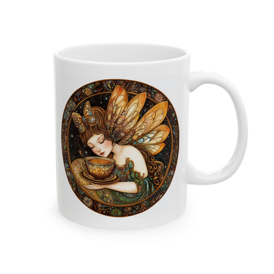 Tea Time Fairy Collection, "Orange Roobios", Perfect for Gifting, Home Decor, Coffee Lovers, Tea Enthusiasts, Gift