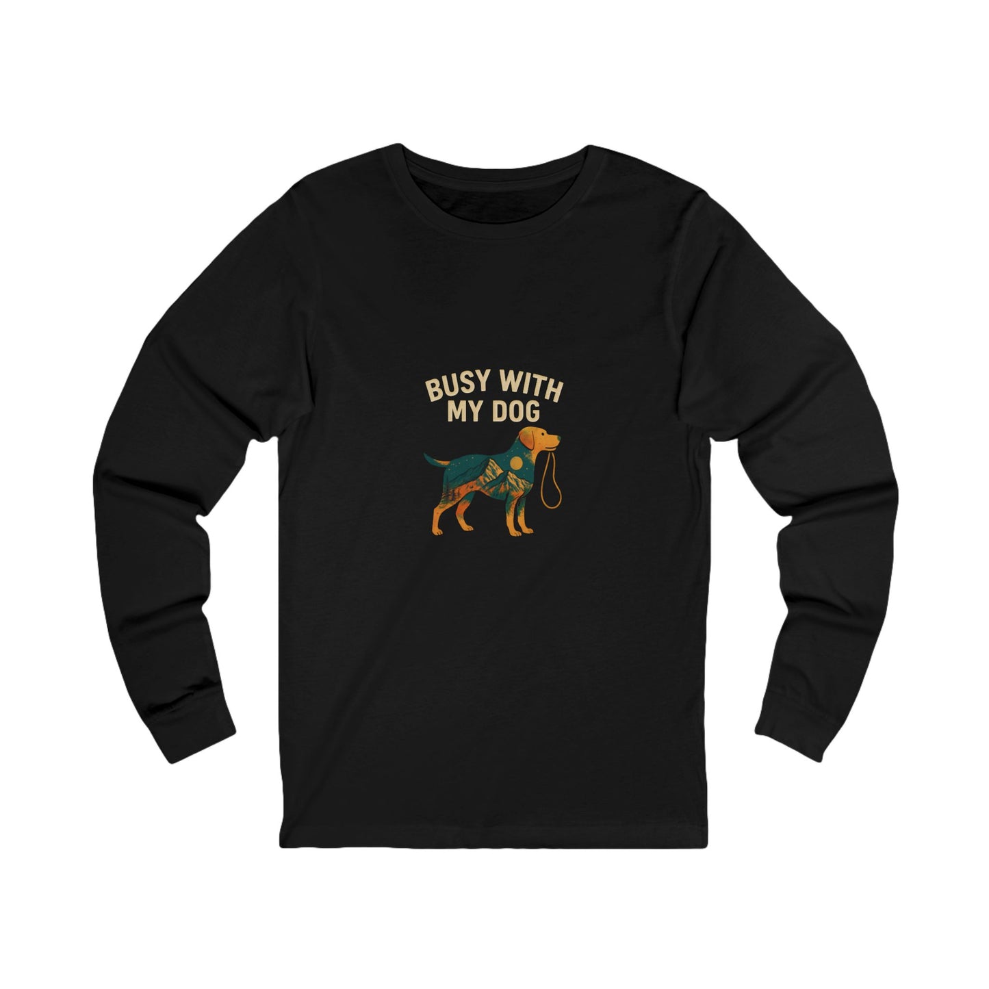 Busy With My Dog Long Sleeve Tee