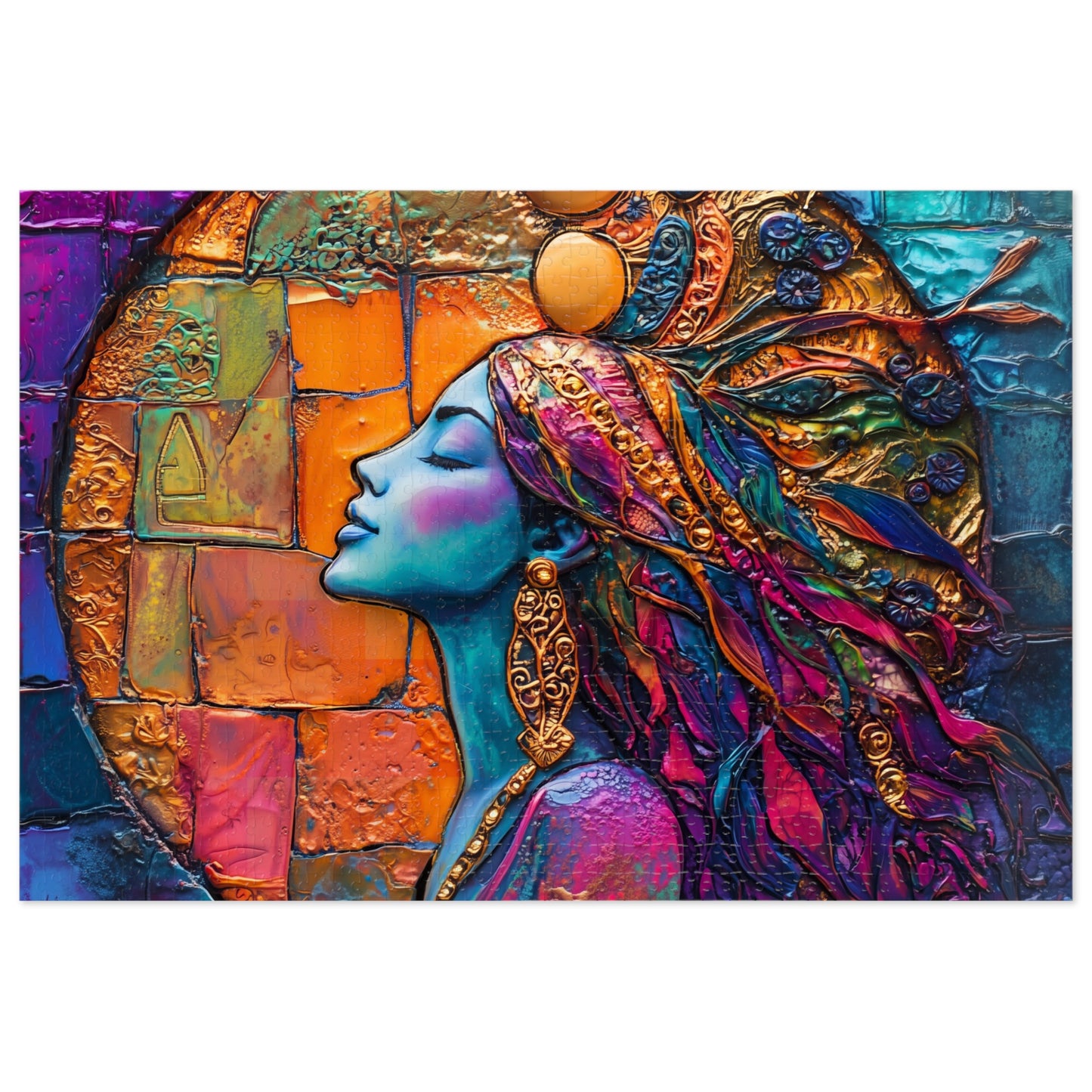 Bohemian Goddess Artwork Jigsaw Puzzle
