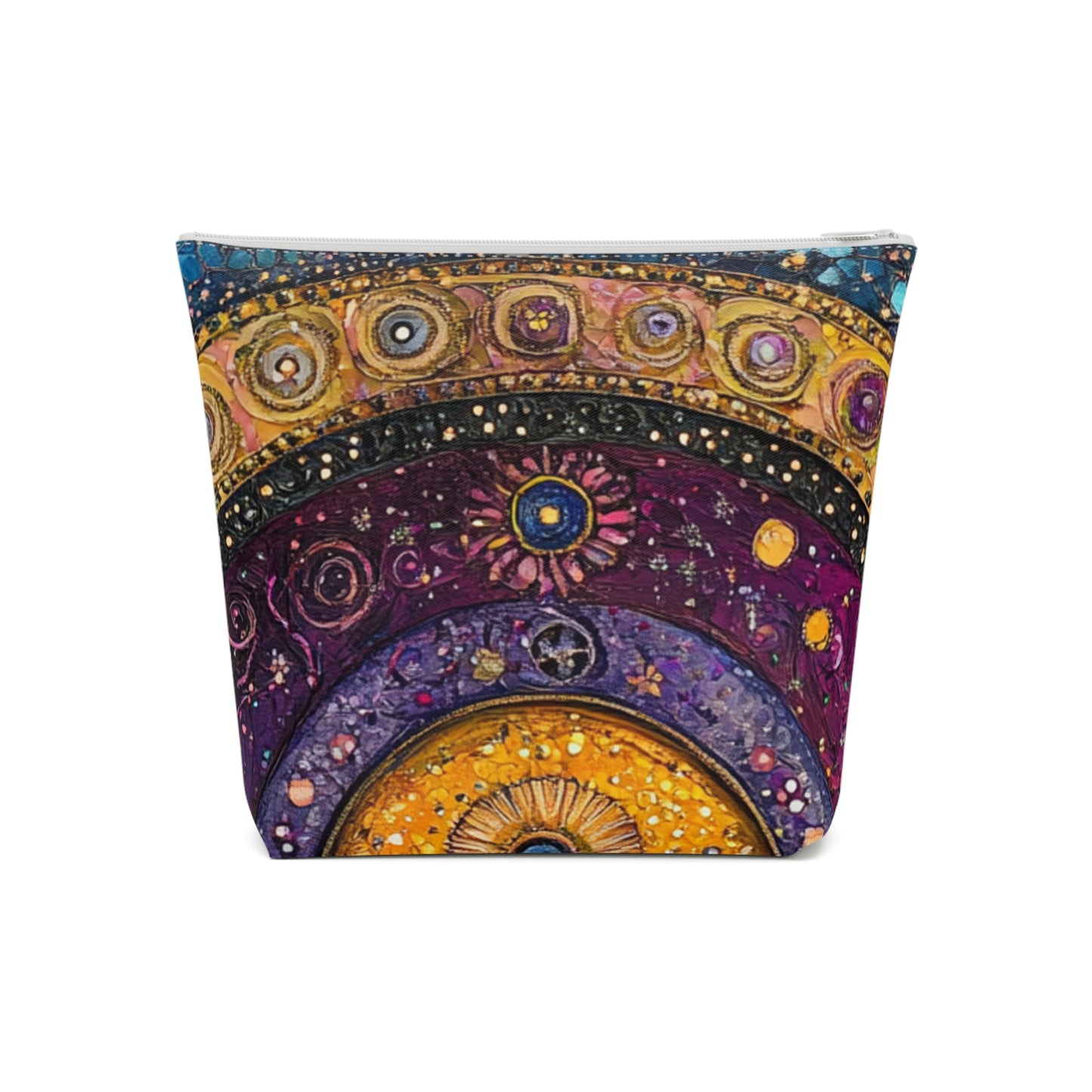 Fairy Door Artistic Cotton Cosmetic Bag, Makeup Organizer, Travel Pouch, Gift for Her, Boho Style Accessories
