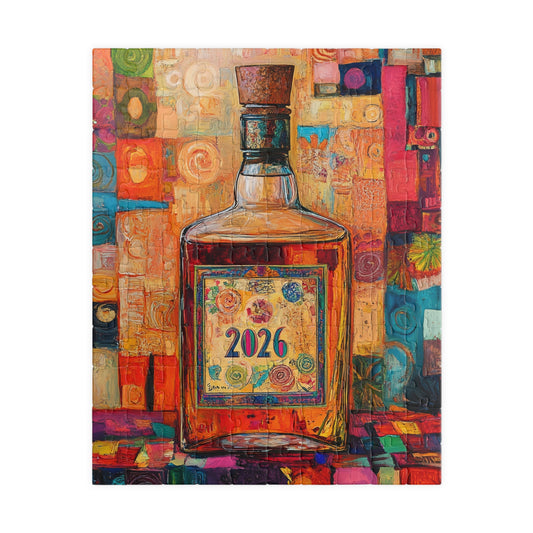 Happy New Year 2026 Tequila Bottle 2026 Puzzle