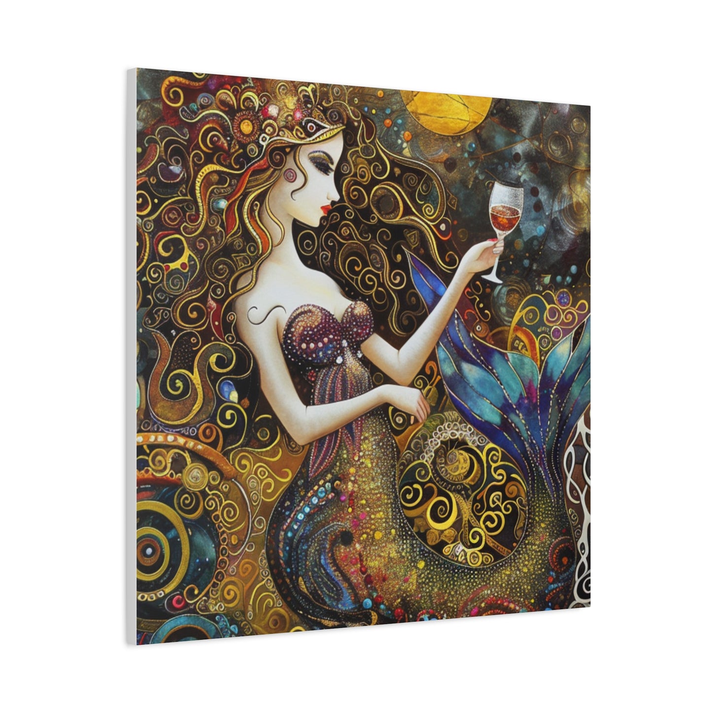 Whimsical Mermaid Art Canvas