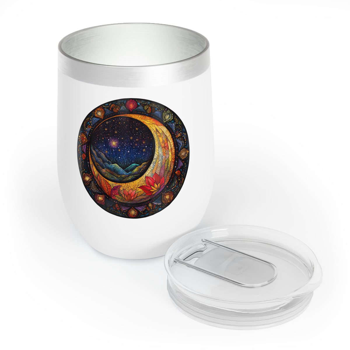 Boho Moon Chill Wine Tumbler