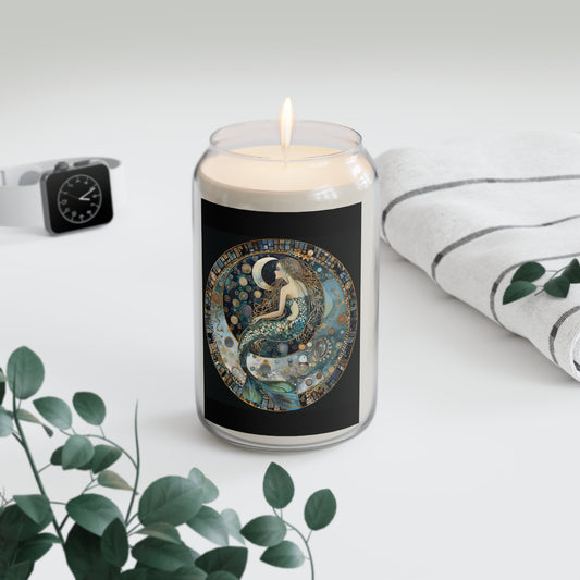 Mermaid Fantasy Scented Soy Candle, Relaxing Home Decor, Aromatherapy Gift, Self-Care Essential, Coastal Decor