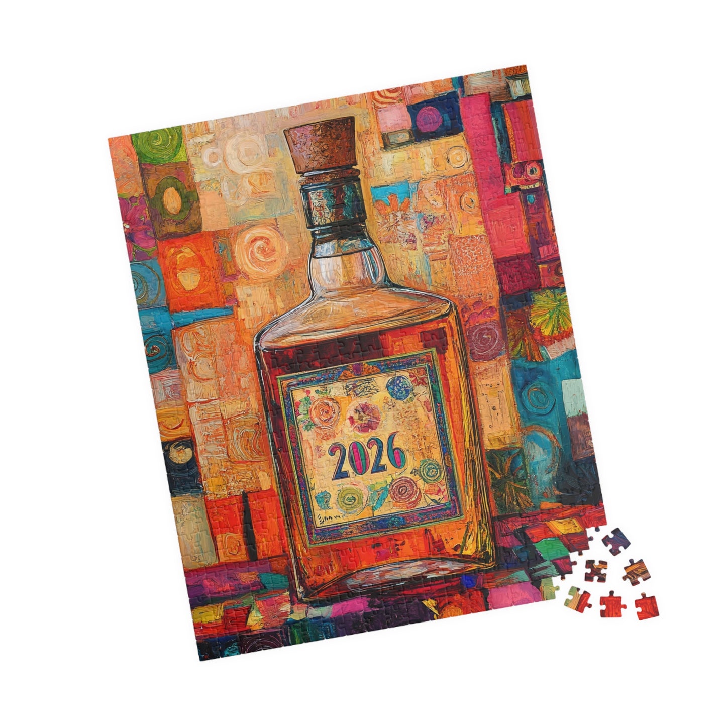 Happy New Year 2026 Tequila Bottle 2026 Puzzle