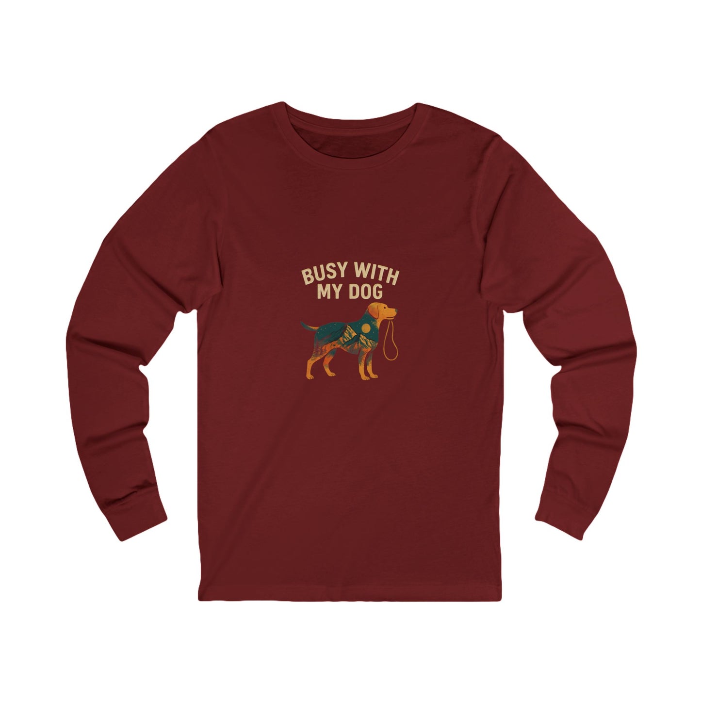 Busy With My Dog Long Sleeve Tee