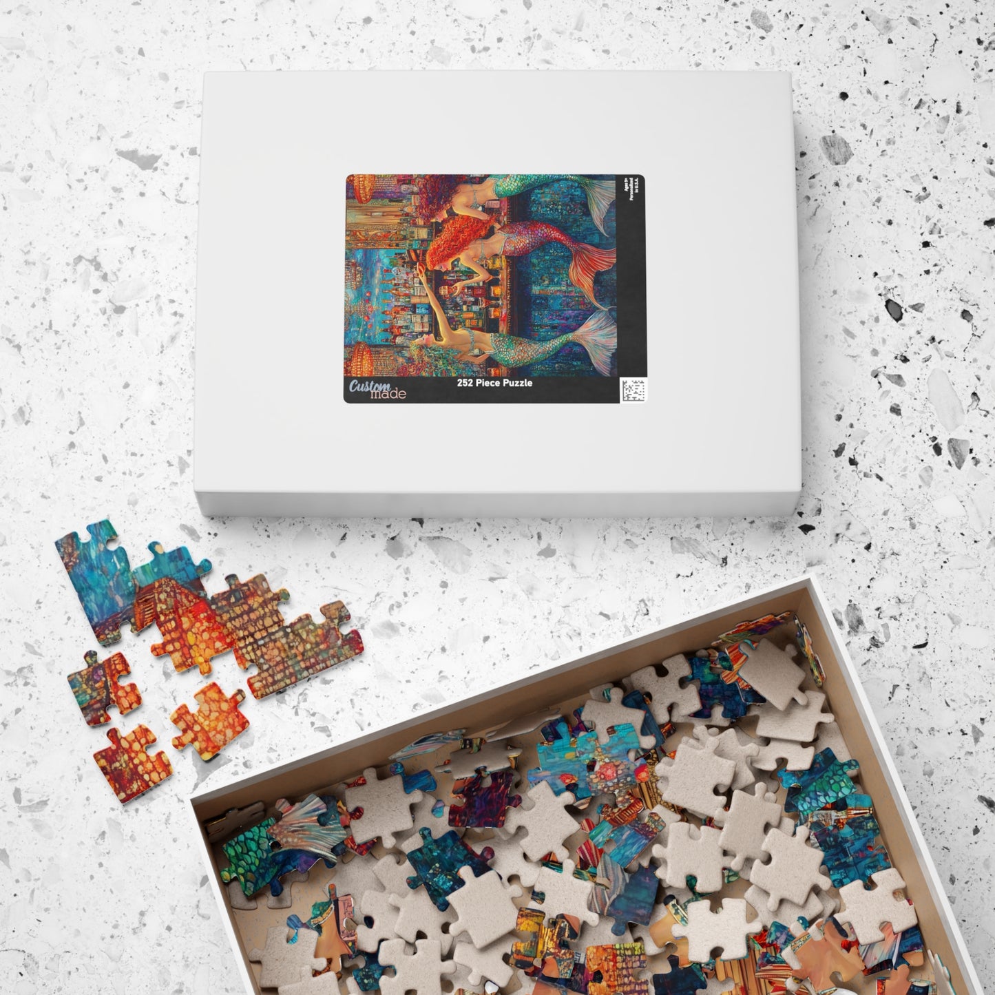 Mermaid Bar Gift Scene Puzzle Ocean Fantasy Jigsaw
