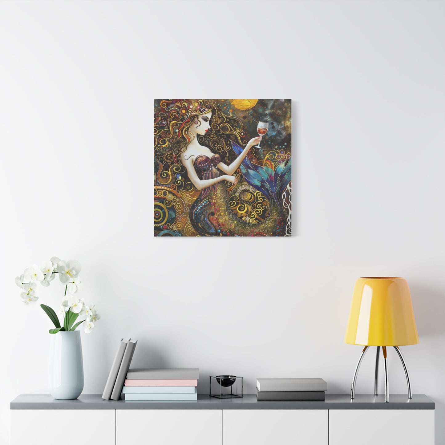 Whimsical Mermaid Art Canvas