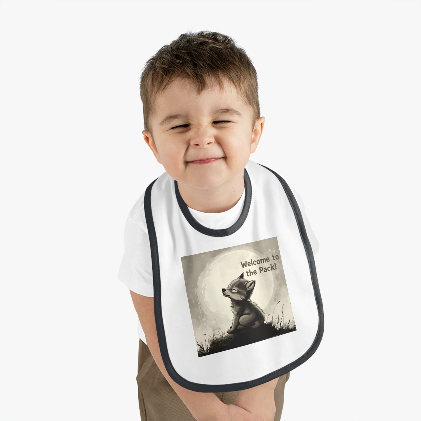 Cute Baby Bib - 'Welcome to the Pack' - Perfect for Baby Showers, New Parents, Gifts, Animal Lovers, Personalized, Adorable Mealtime [...]