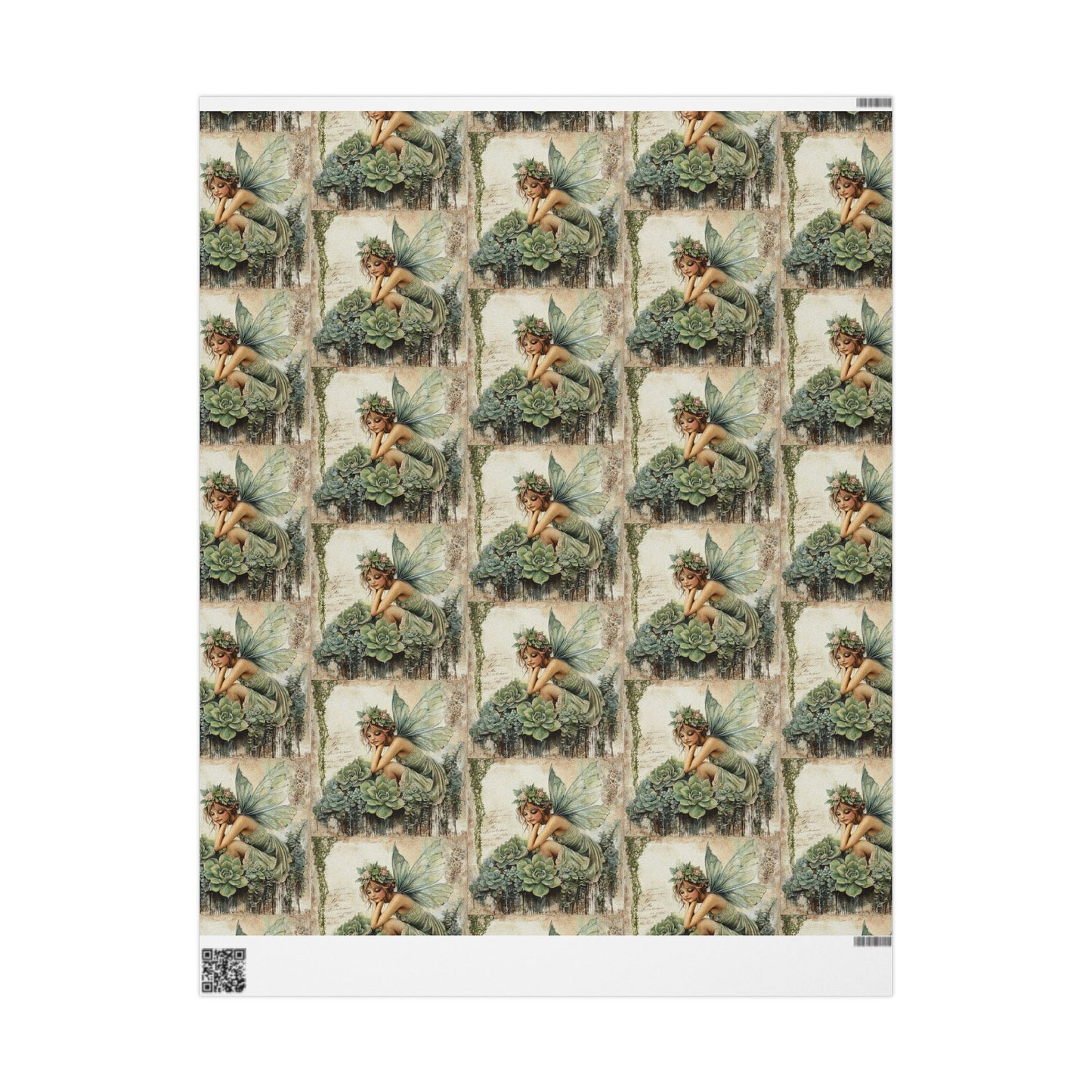 Chic Fairy Gift Wrapping Paper for All Occasions, Floral & Botanical Designs, Eco-Friendly Wrap, Birthday, Wedding, Holiday