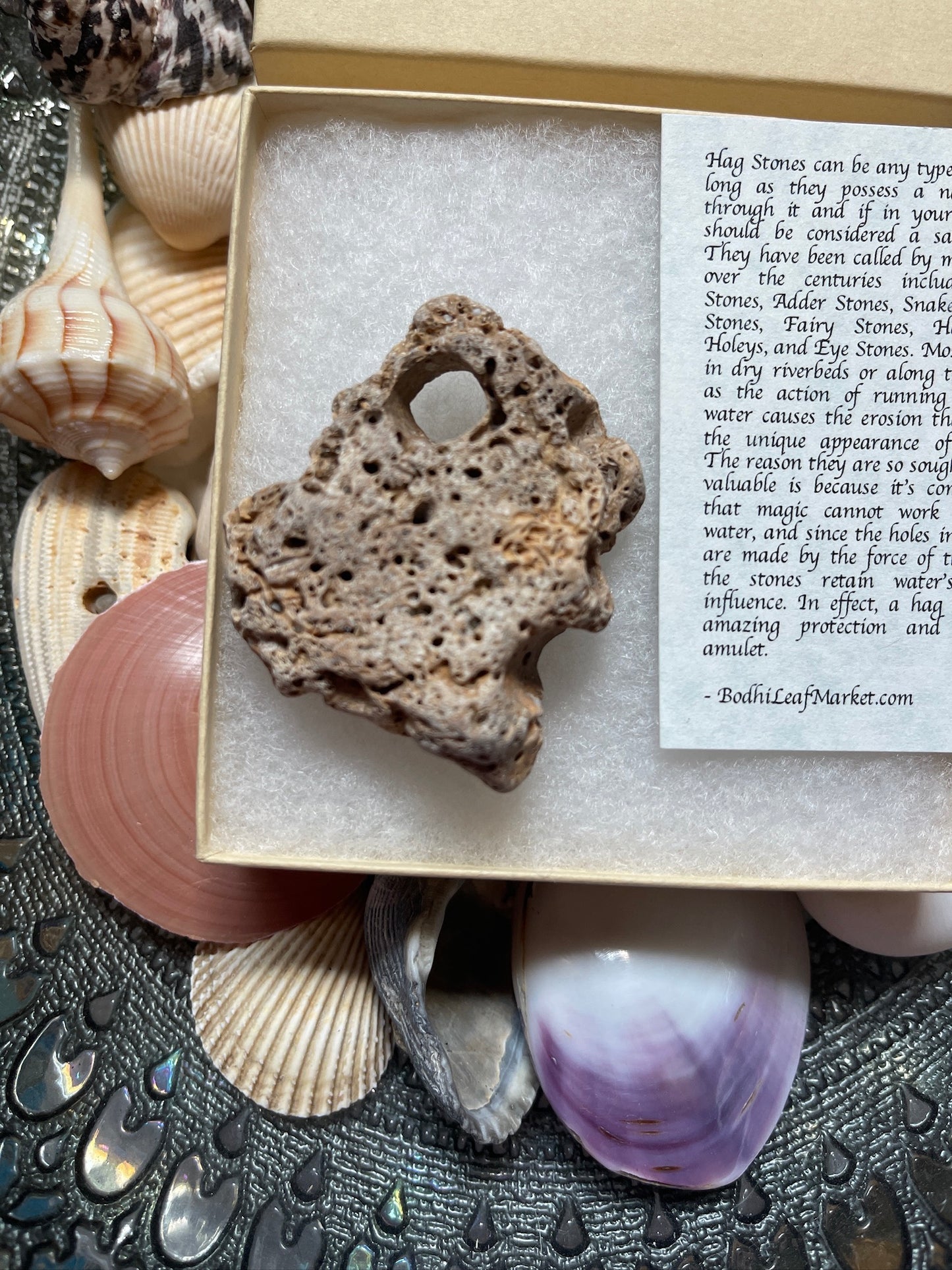 Mystical Dragonfly Gift Box with Local Hagstone