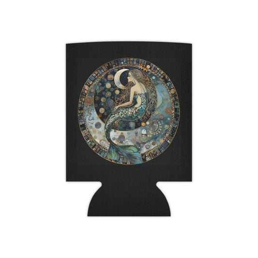 Celestial Mermaid Can Cooler - Perfect for Summer Parties, Beach Days, Poolside Relaxation, Gifts for Mermaid Lovers, Rustic Home Decor