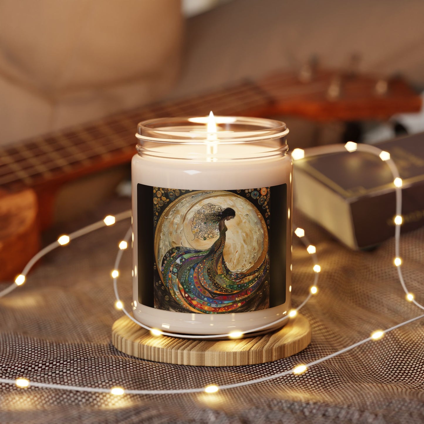 Elegant Scented Soy Candle | Artistic Home Decor, Eco-Friendly Gift, Aromatherapy, Relaxation, Birthday, Mother's Day