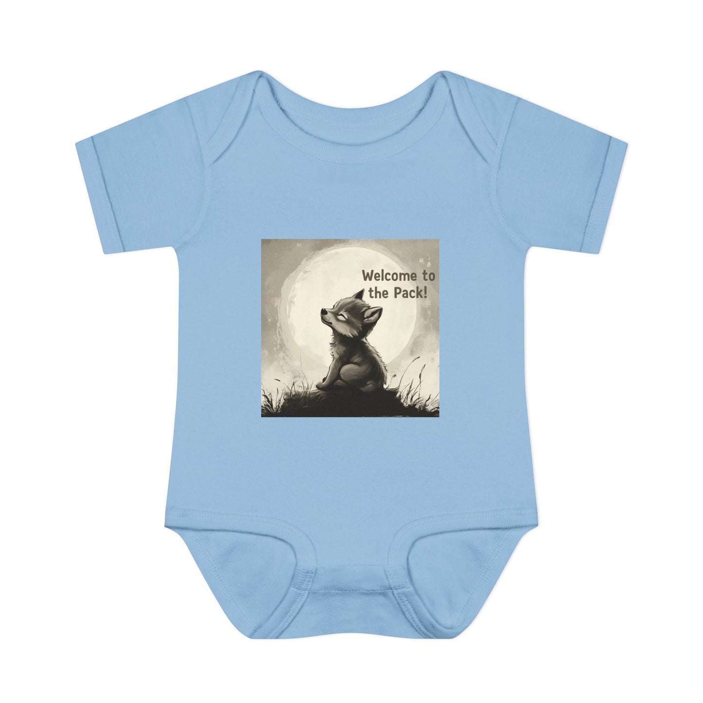 Welcome to the Wolf Pack Baby Bodysuit, Cute Infant Outfit, Animal Lover Gift, Newborn Apparel, Baby Shower Gift