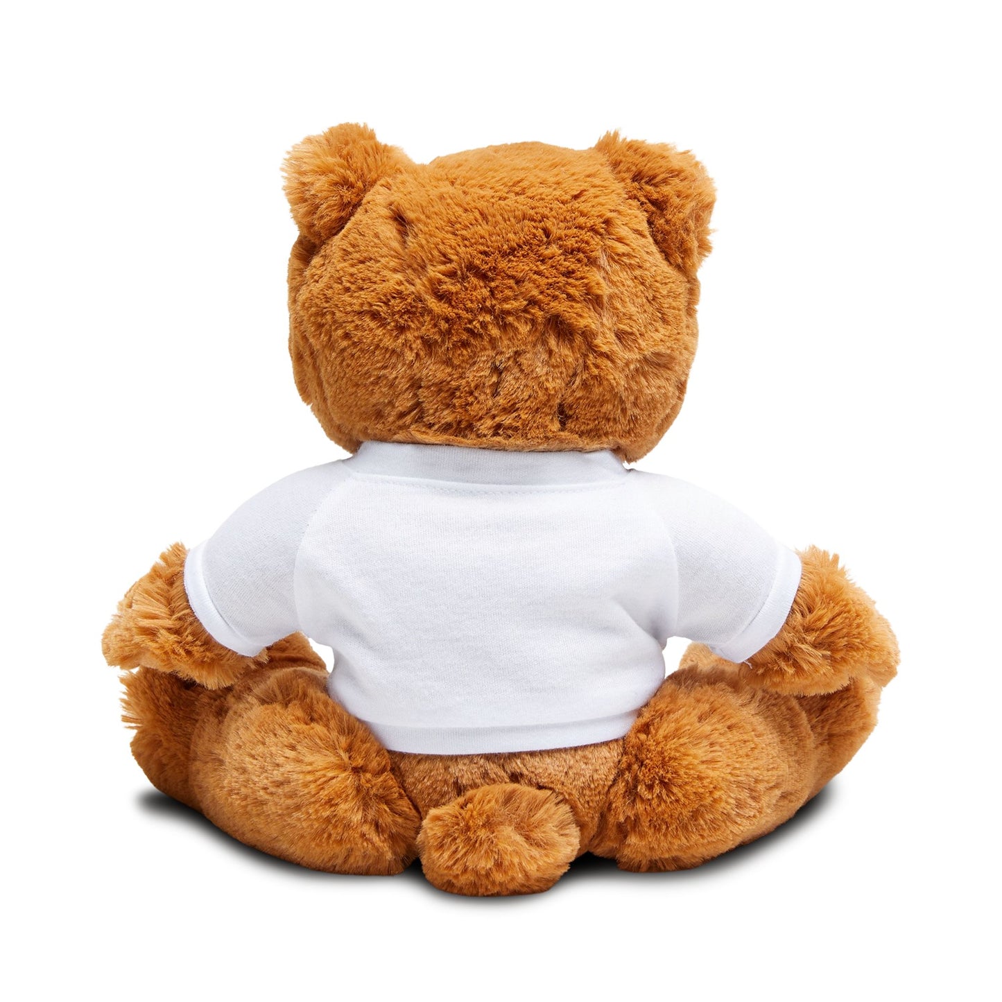 Adorable Teddy Bear with Customizable T-Shirt, Cuddly Gift for Kids, Birthday & Baby Shower Present, Soft Plush Toy