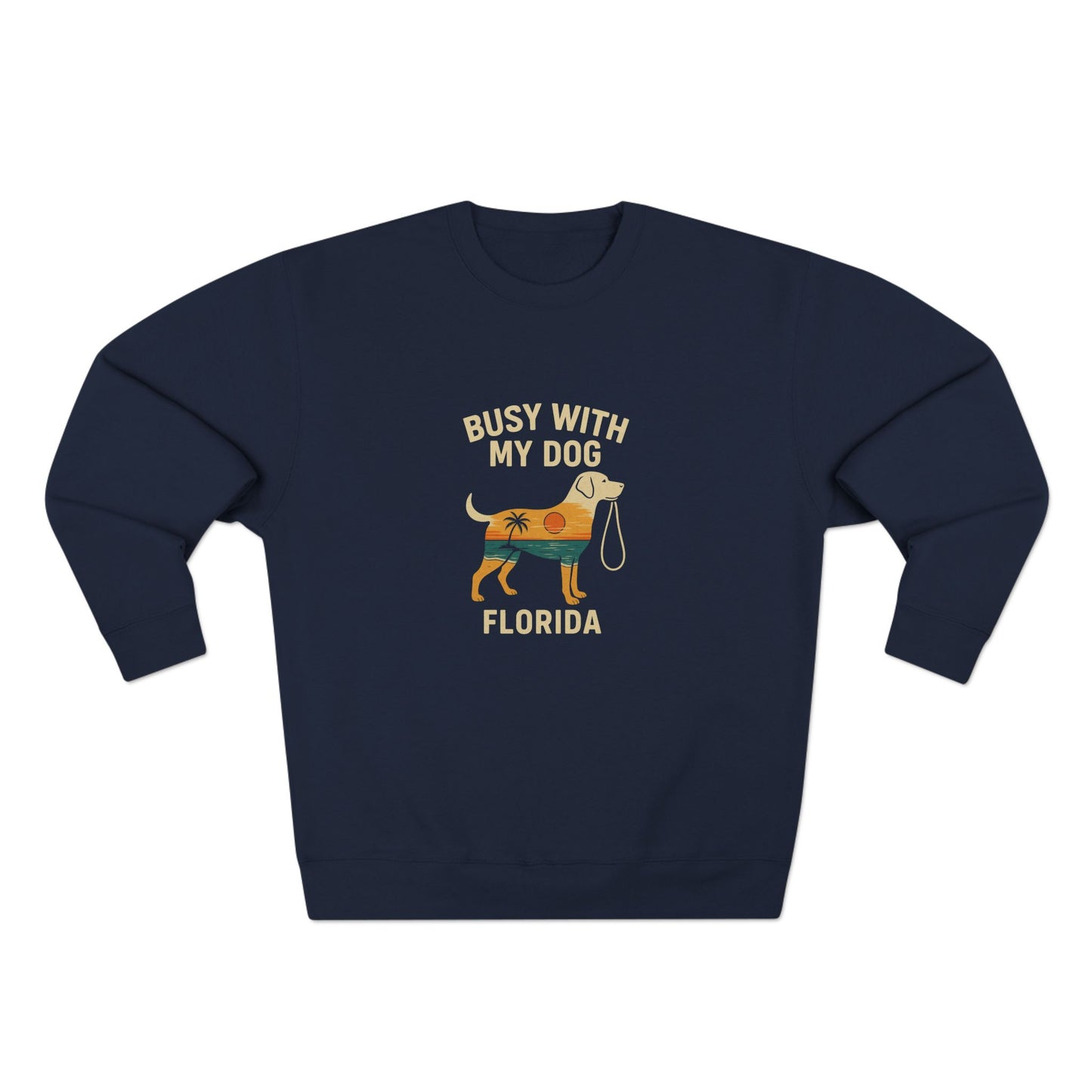 Busy with My Dog Crewneck Sweatshirt