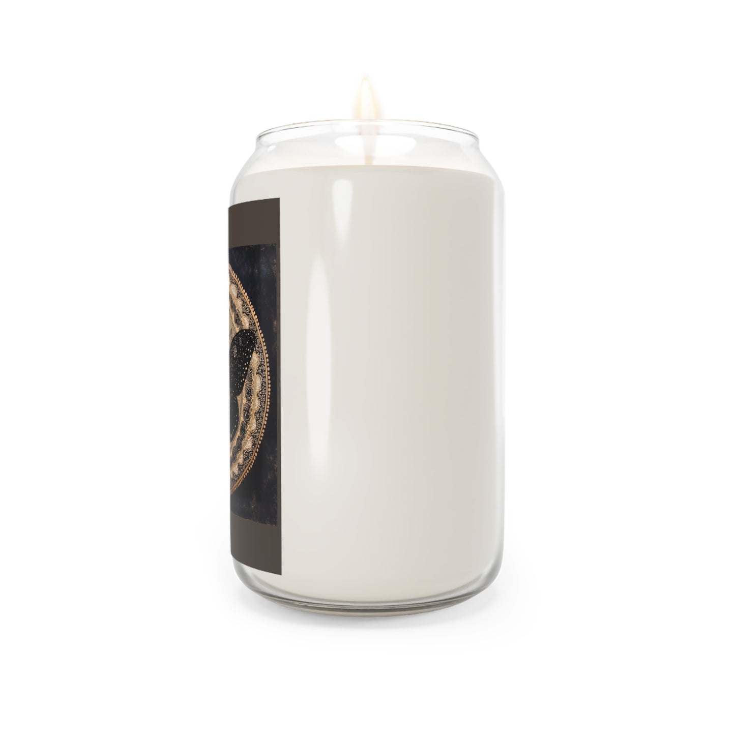 Vintage Mandala Black Moth Candle Soy Candle | 13.75oz