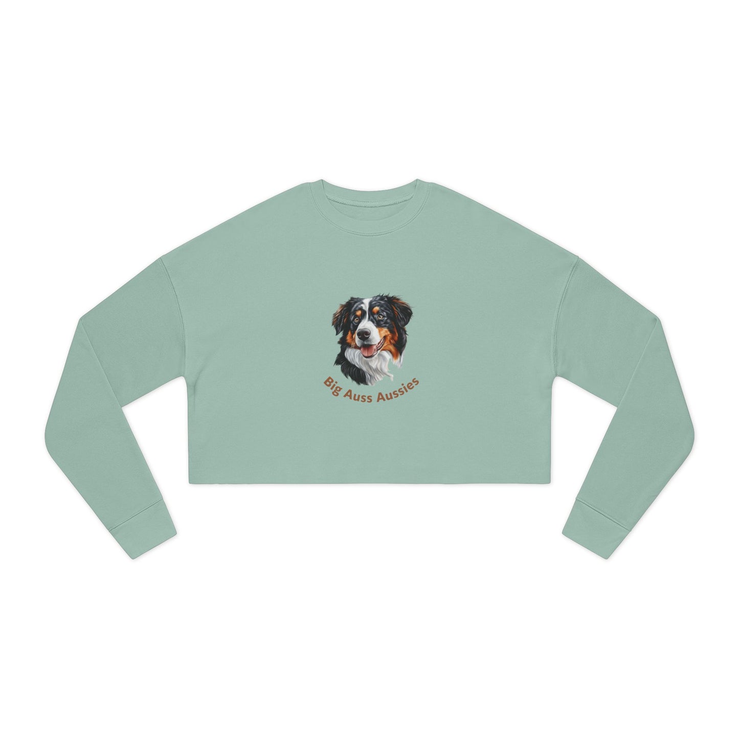 Big Auss Aussies Cropped Sweatshirt