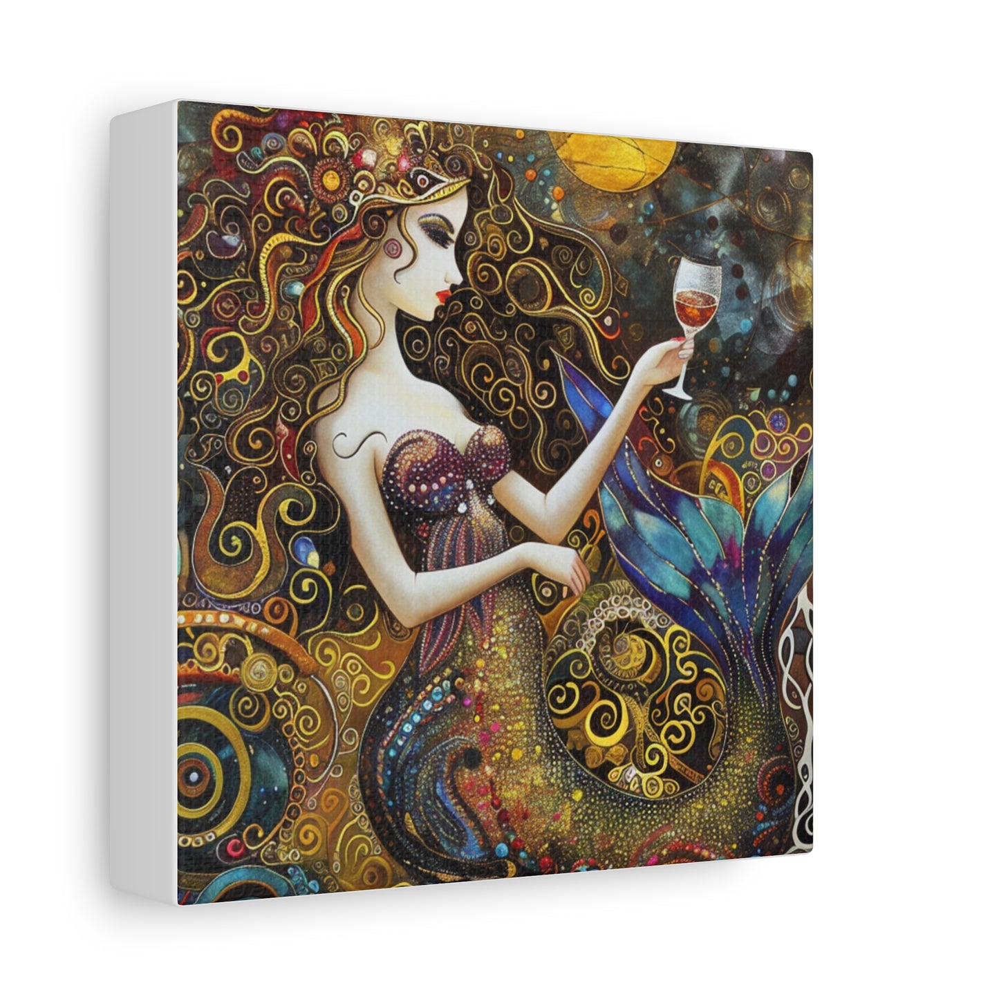 Whimsical Mermaid Art Canvas