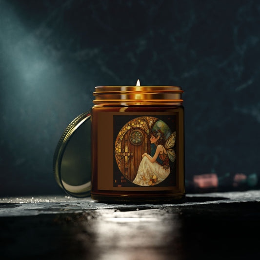 Fairy Door Scented Candle, Enchanted Home Decor, Relaxation Gift, Magical Atmosphere, Aromatherapy Candle, Home Fragrance