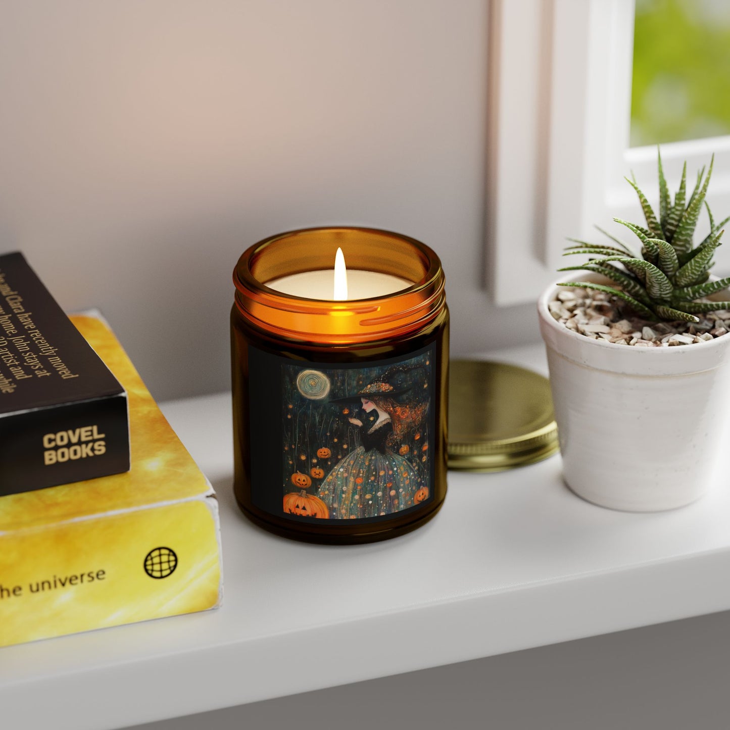 Halloween Witch Scented Candles, Cozy Home Decor, Aromatherapy Gifts, Fall Fragrance, Relaxation Candles, Halloween Party Decor
