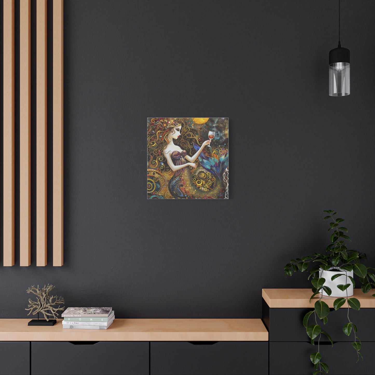 Whimsical Mermaid Art Canvas
