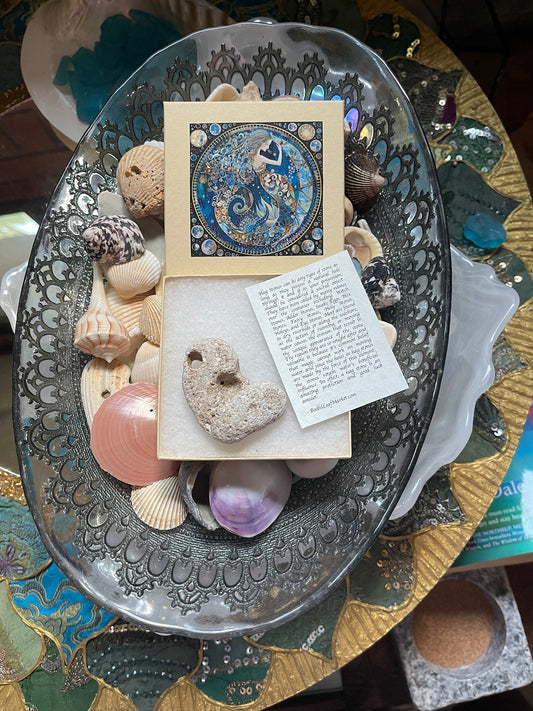 Moonchanted Mermaid Gift Box with SW Florida Beach Stone