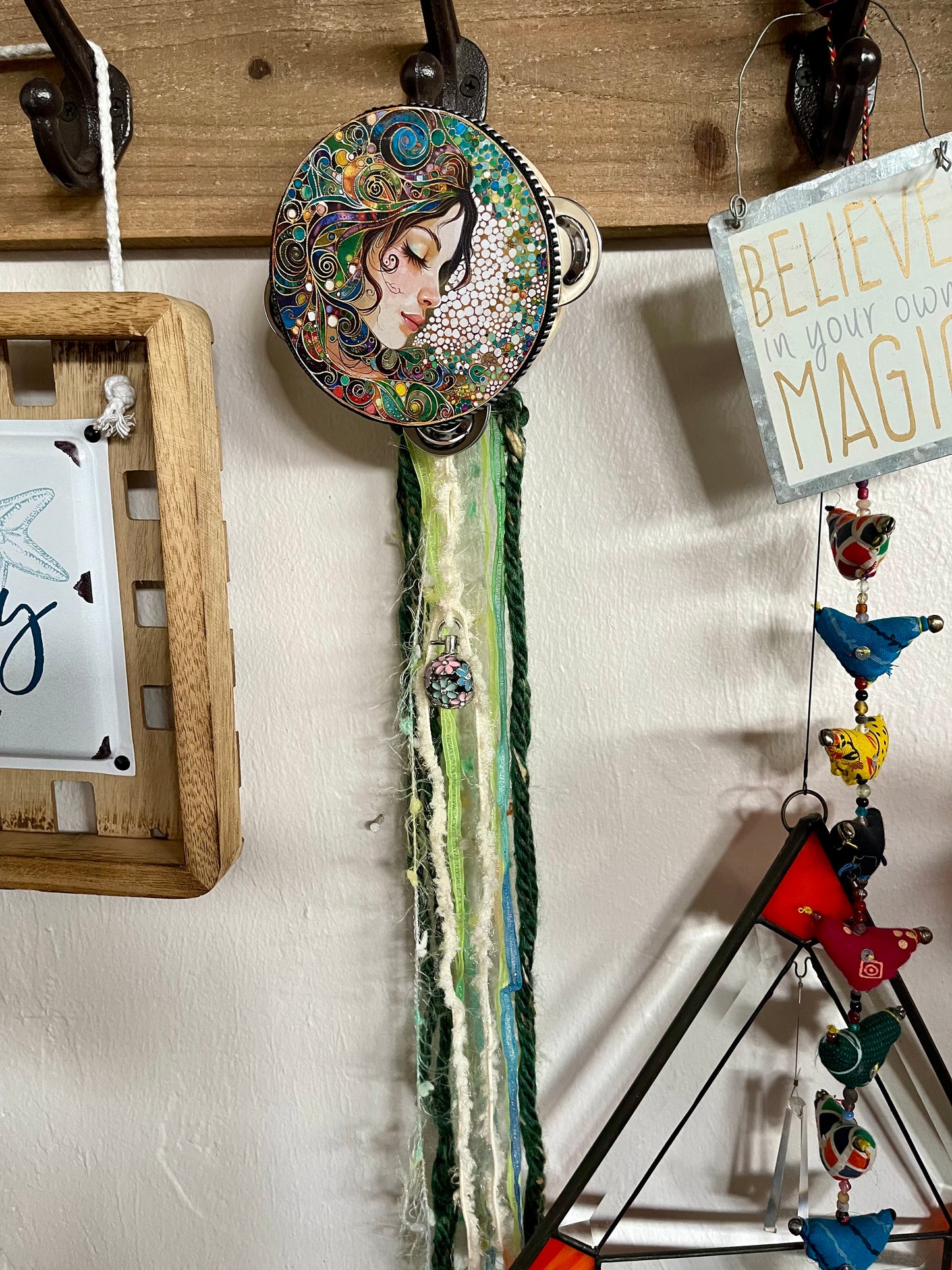 Charmed Water Fairy Tambourine Art, Bodhi Home Decor