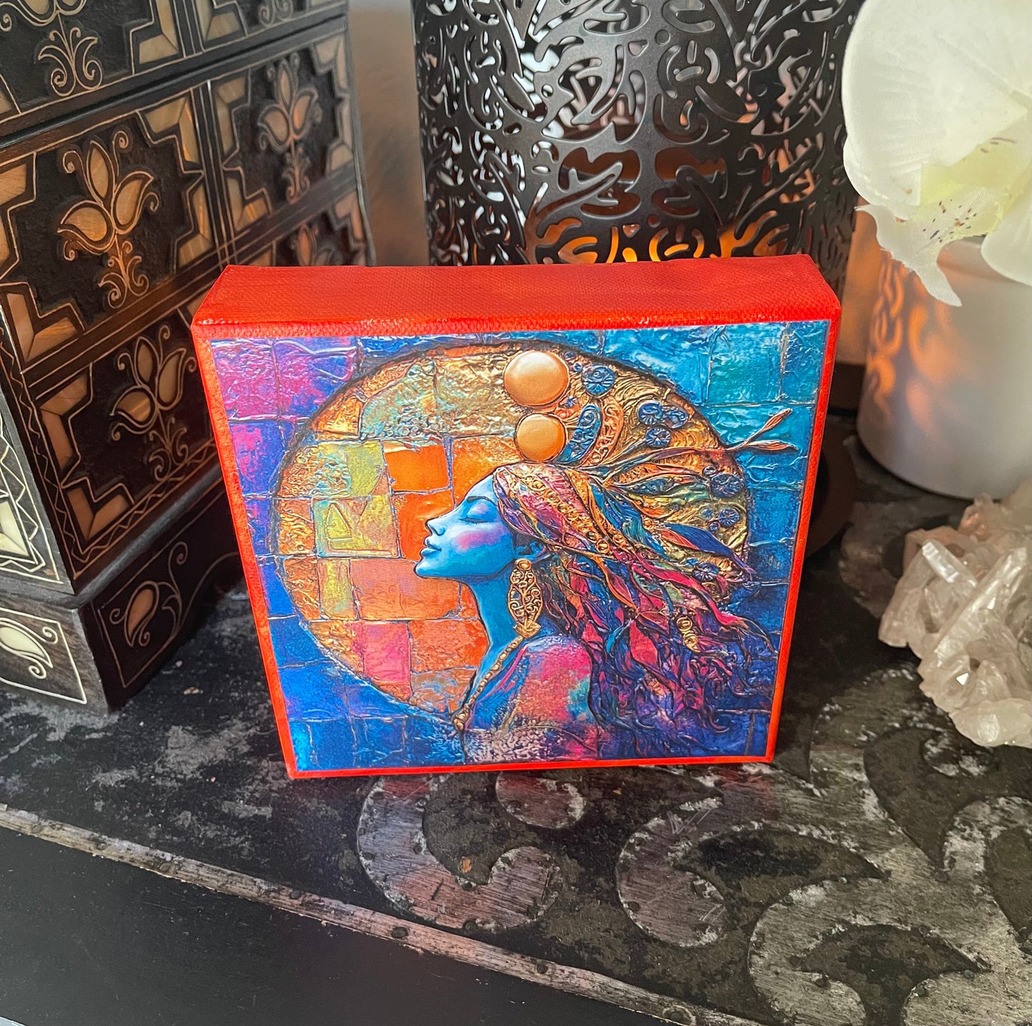 "Spirited" Goddess Block, Bodhi Home Decor