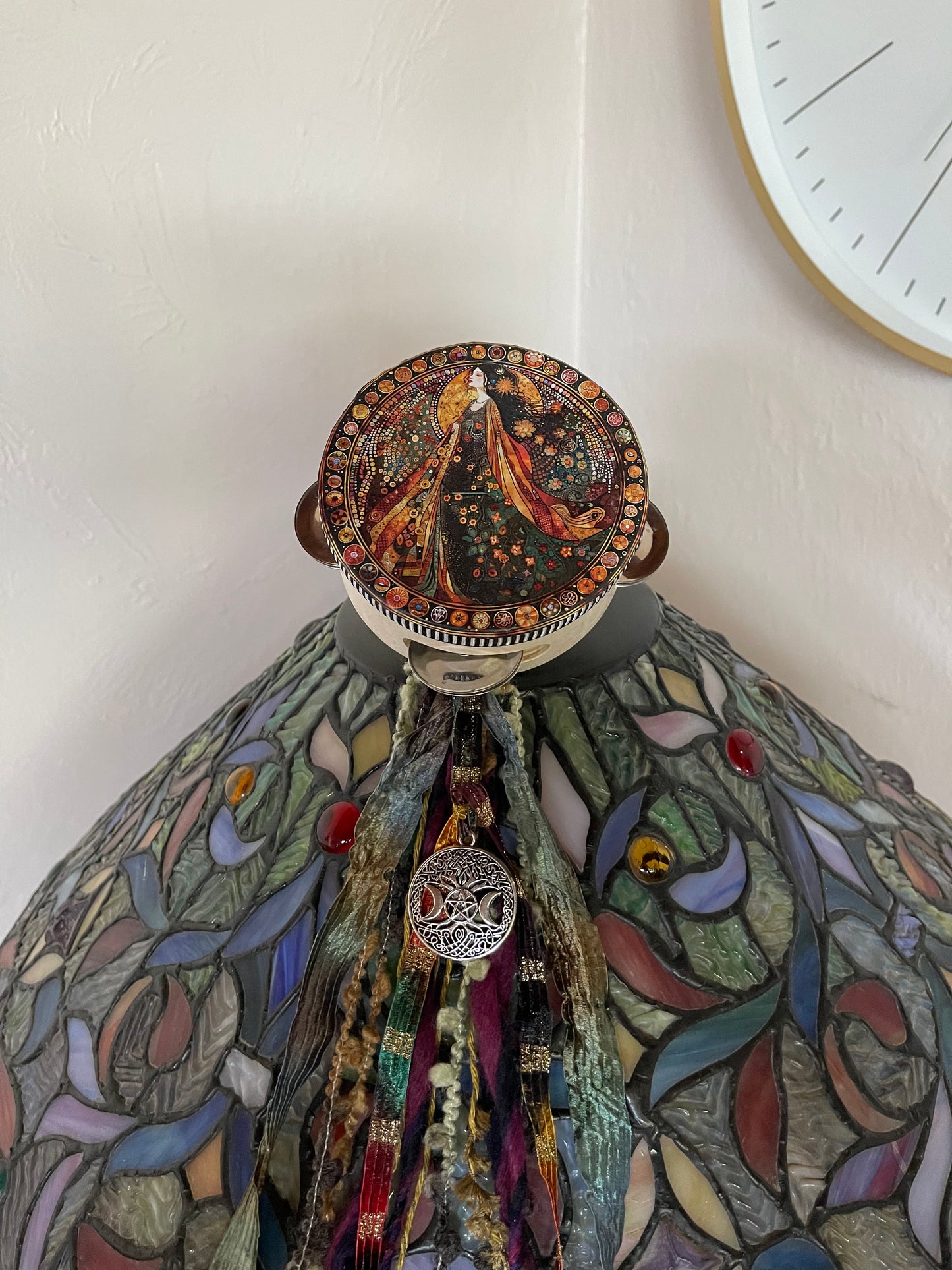 Practical Magic Goddess Tambourine Wall Hanging, Bodhi Home Decor